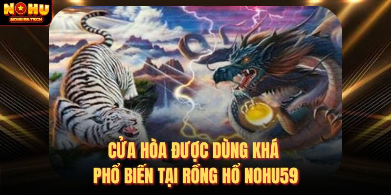 Cửa hòa được dùng khá phổ biến tại rồng hổ nohu59