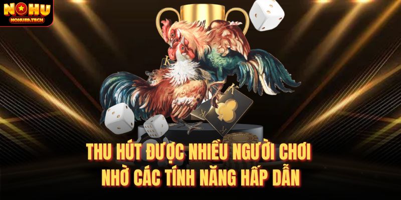 Thu hút được nhiều người chơi nhờ các tính năng hấp dẫn